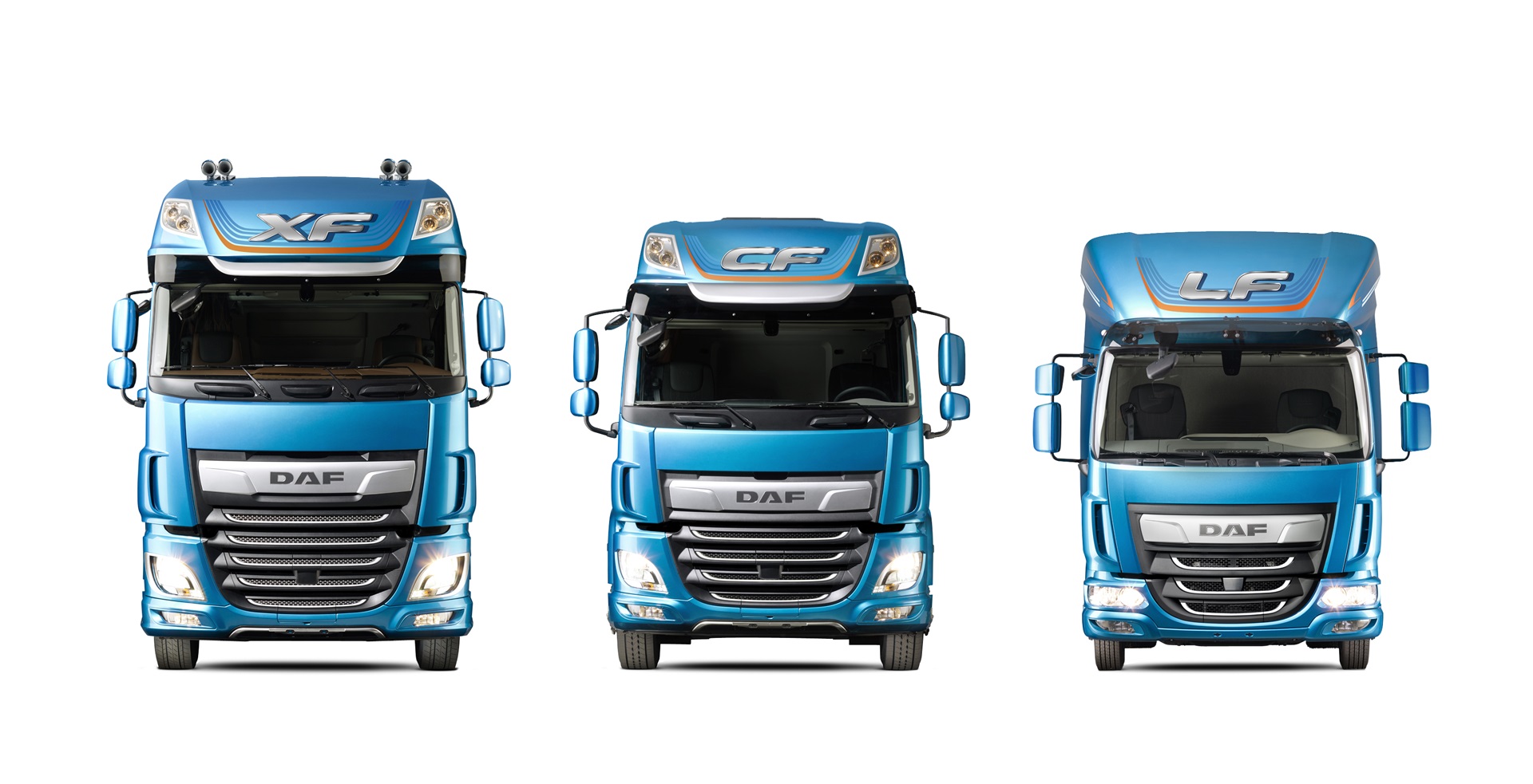 DAF model range pure excellence LF CF XF