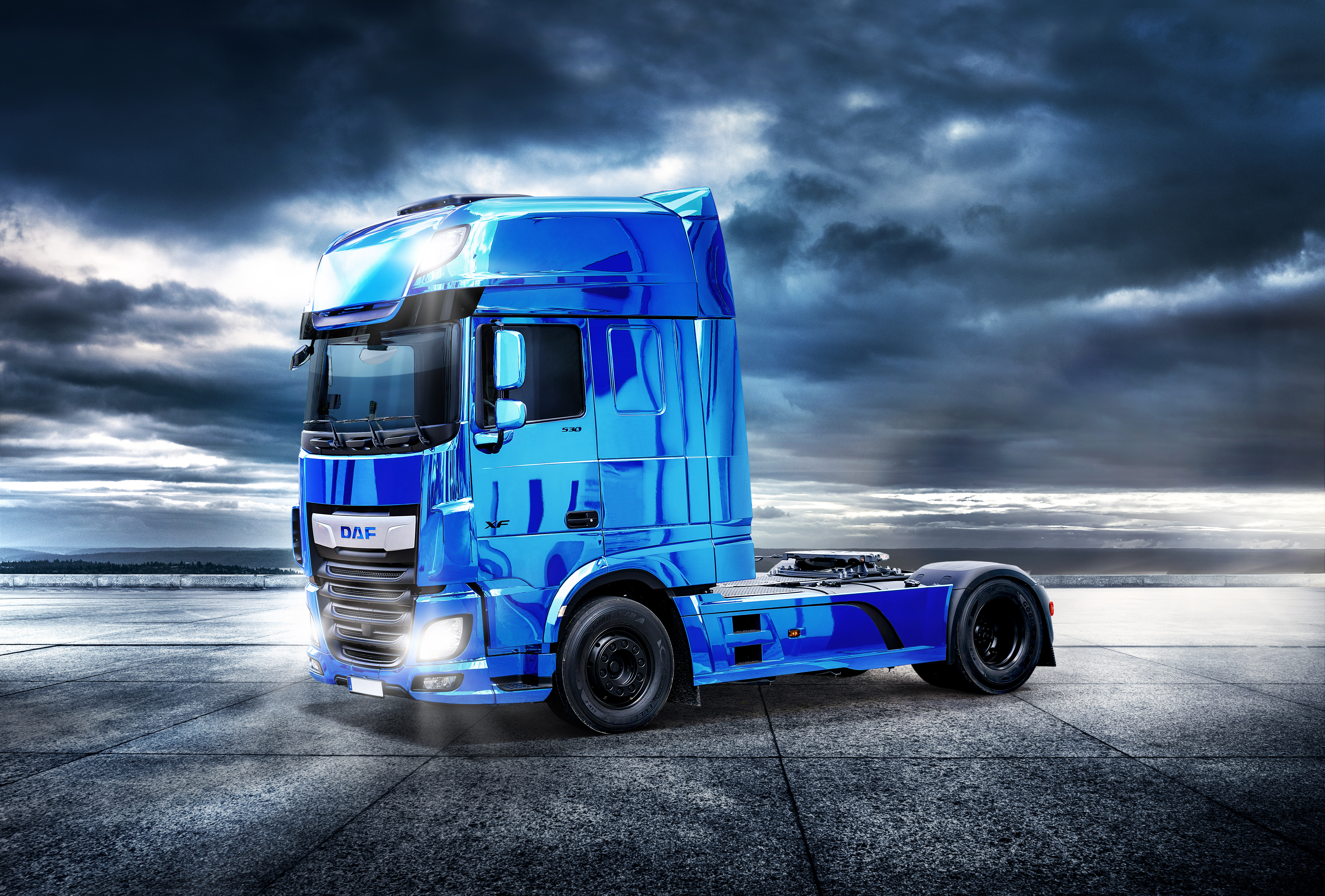 DAF XF BLUE Wallpaper Horizont 2
