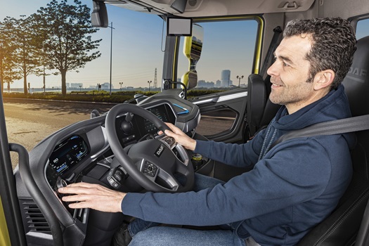 DAF XD Interior Driver Position