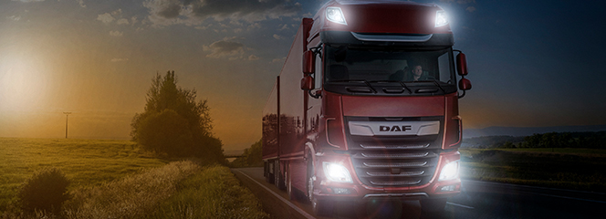 Lkw-Beleuchtung: alles über gute Sichtbarkeit- DAF Trucks Deutschland GmbH