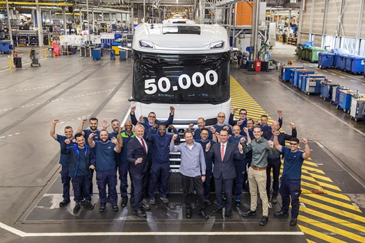 DAF reaches milestone of 50000 New Generation trucks 01